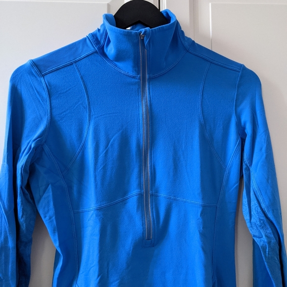 Lululemon Royal Blue Half Zip - Picture 9 of 10
